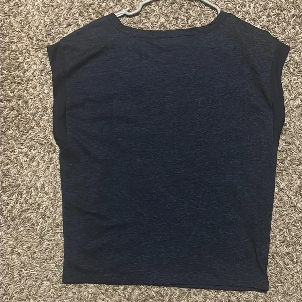 LOFT Navy Blue Sleeveless Top - Picture 4 of 4